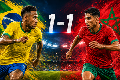 كرونيك البرازيل ضد المغرب 1-1: التعادل ونجاح التوقع فكأس العالم 2026